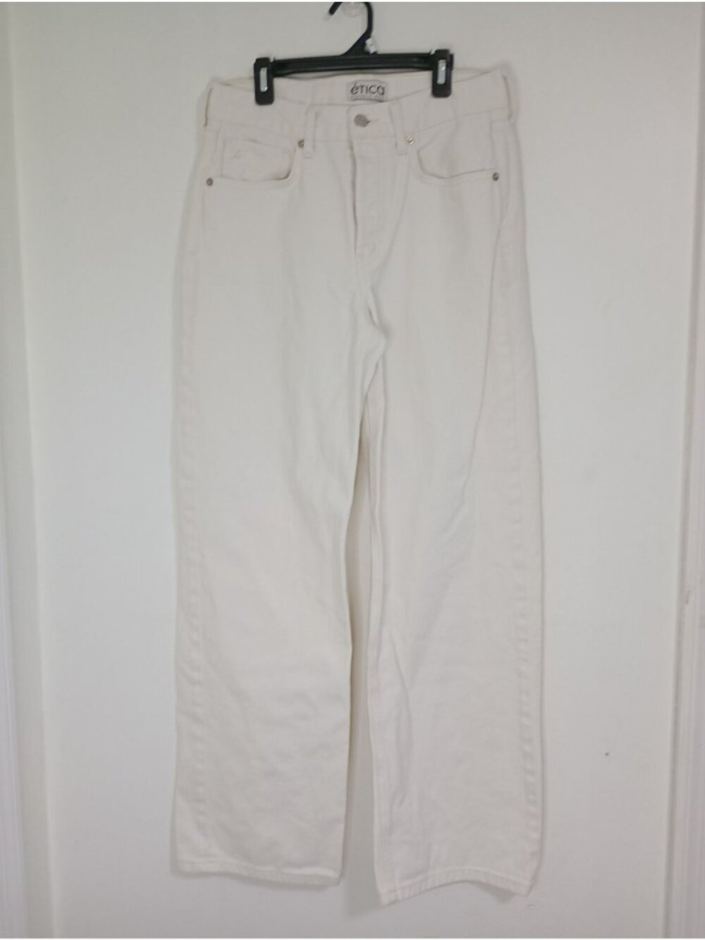 Ética Straight-Leg Button Fly Denim Jeans Size 27 Women